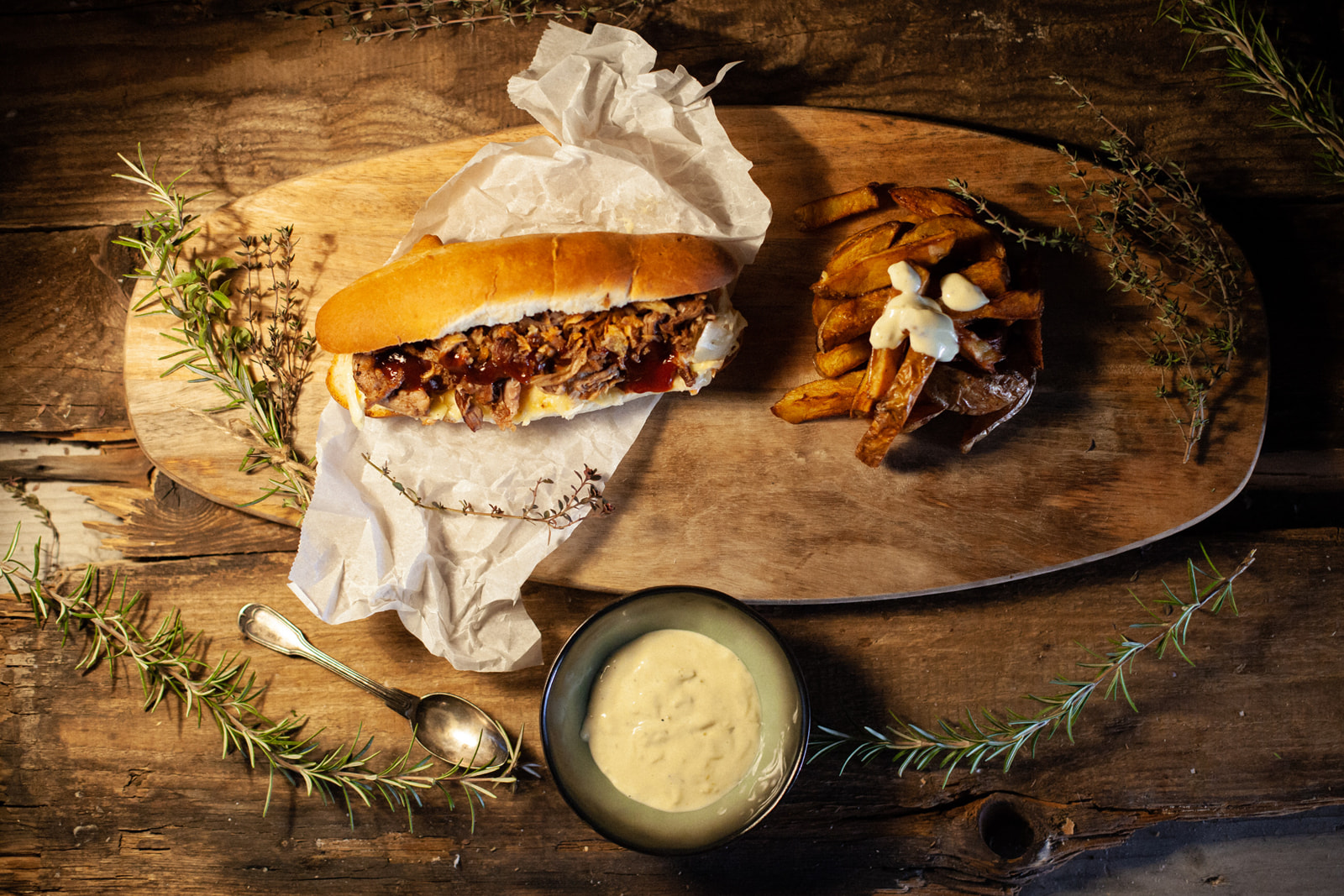 Moderný catering pripravený pre hostí.